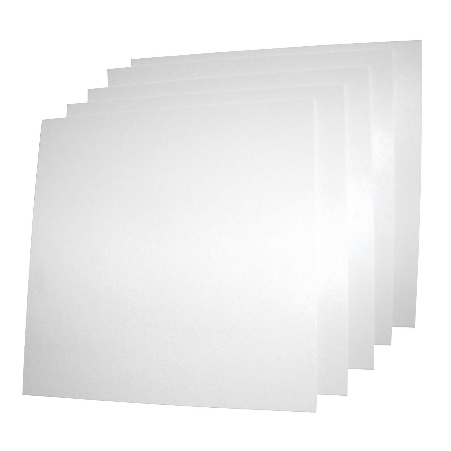 'S 5 Pack 12X12X.062 ABS Plastic Sheets, Moldable Plastic Sheets, Great