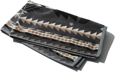 SI-PD-22SU001CH Snow Peak Pendleton Hand Towel Charcoal Gray Cotton New