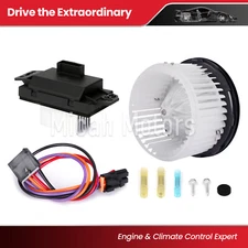 Blower Motor & Resistor Kit Fit GMC Yukon XL Chevrolet Silverado Suburban 1500