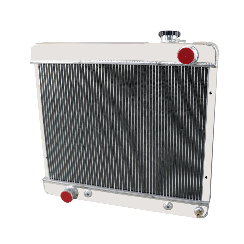 Radiador 4 fileiras ajuste 1960-64 1963 Buick Skylark LeSabre Electra Wildcat Special V8 - Imagem 4 de 4