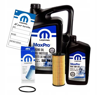 MOPAR 5W-20 6L + FILTER MO-744 CHRYSLER TOWN & COUNTRY 3.6 V6 2011-2013