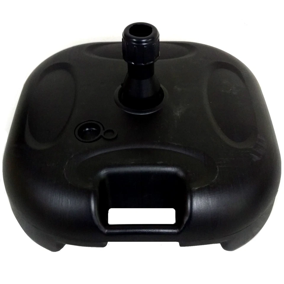 GR8 GARDEN Parasol Base Large 20L Black Plastic Garden Umbrella Stand Beach Sunshade Holder