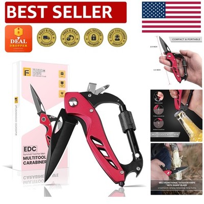Lava Red 6-in-1 Multitool Knife: Compact, Stylish, and Versatile Gift