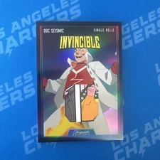 2025 Keepsake Invincible  Doc Seismic 493 Single Relic Silver (Comic clippings)