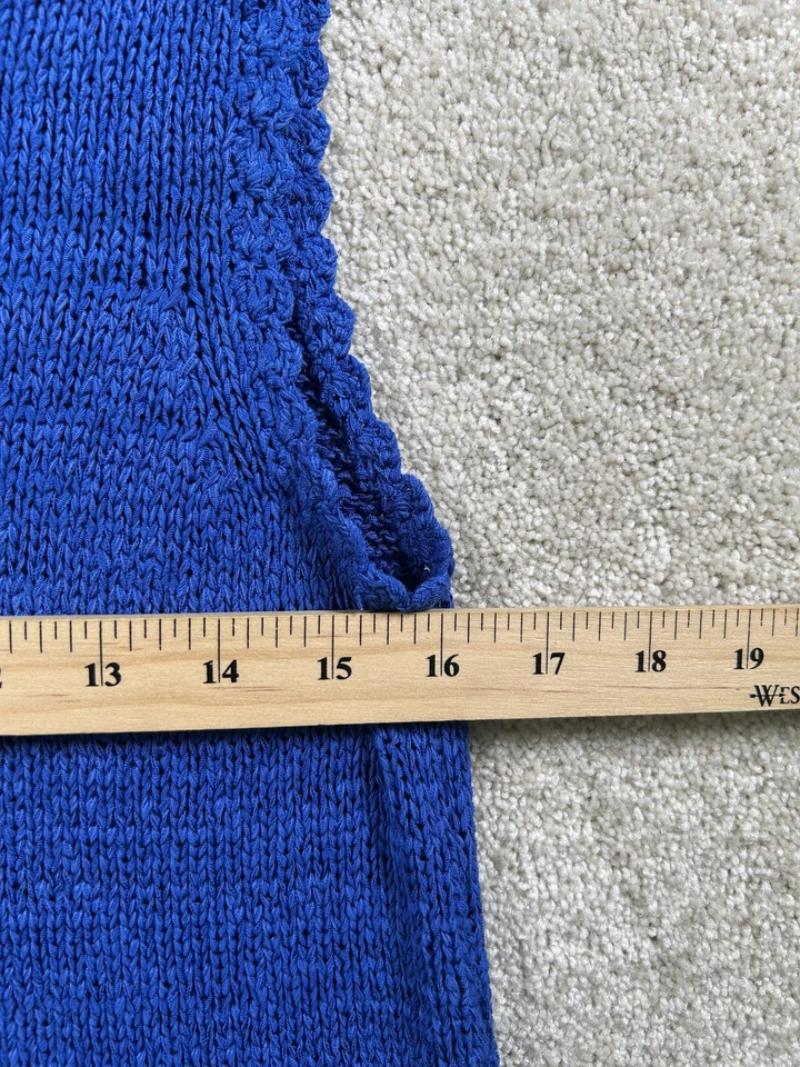 Suéter sin mangas Crazy Horse Collection para mujer tejido mediano Foto 2 de 4