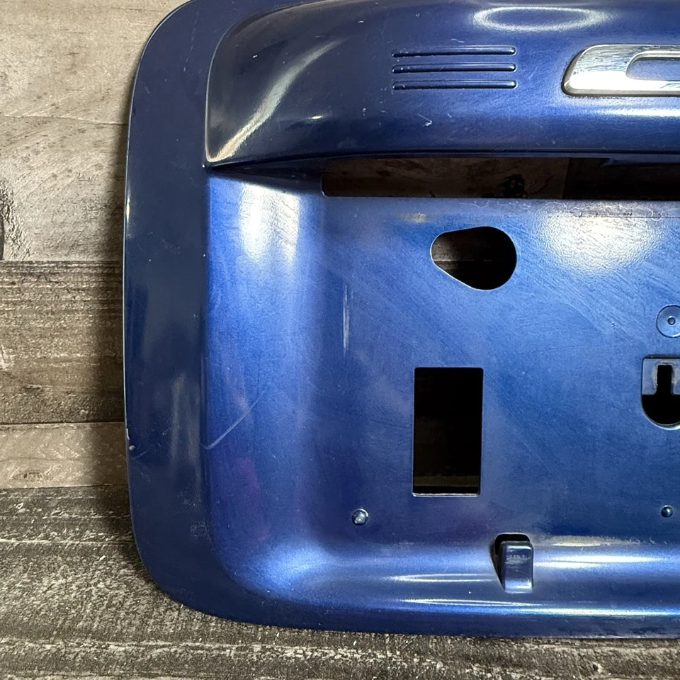 Honda CRV CR-V 1997-2001 matrícula trasera adorno puerta trasera azul S10 Foto 3 de 4