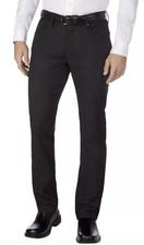 Urban Star Men's Stretch Relaxed Fit Straight Leg Pants black 32x30