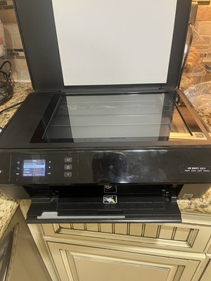 HP Officejet Inkjet Printer 4501 Copy Scan Print Fax Wi-Fi Tested Works No ink