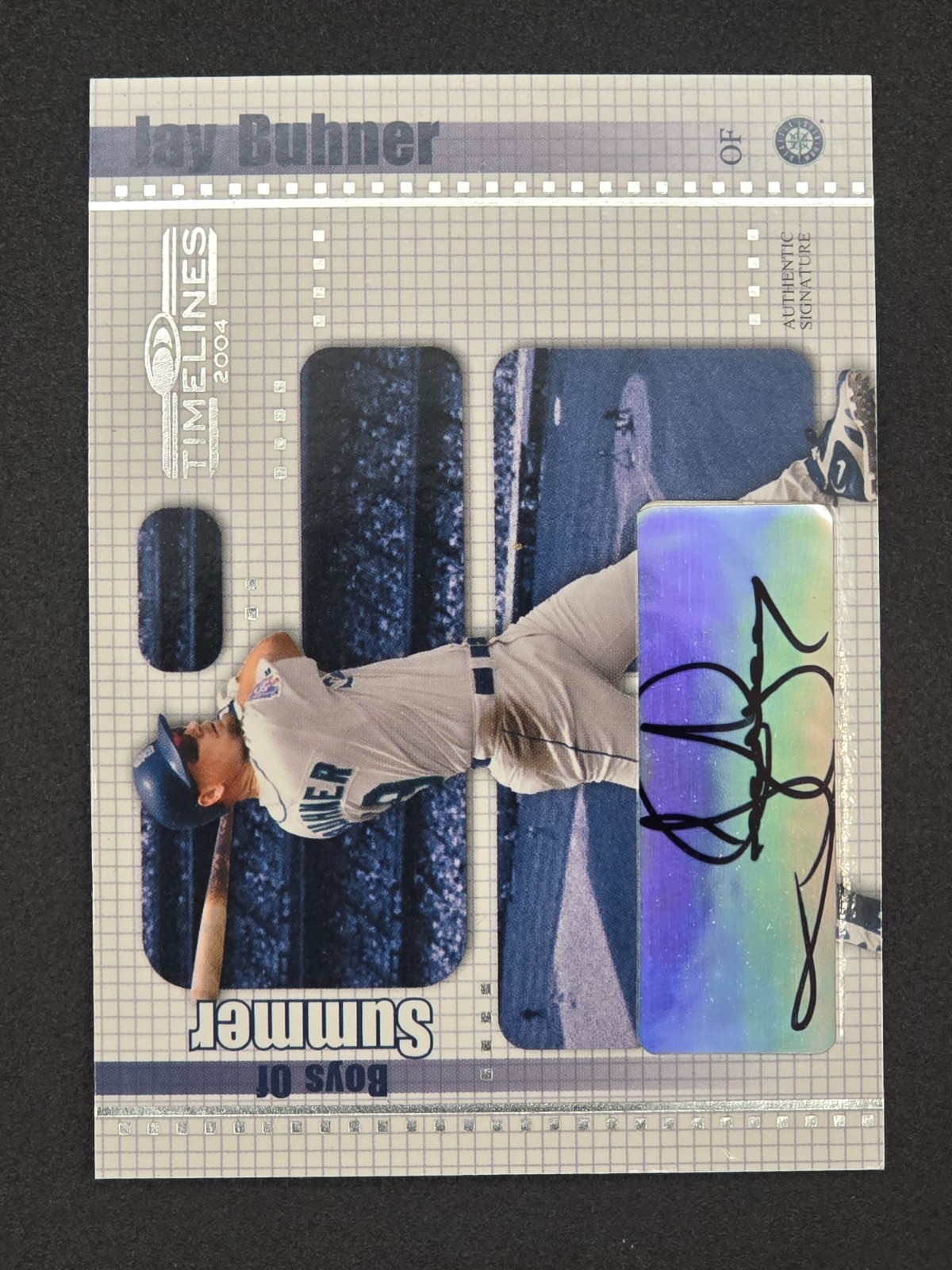 2004 Donruss Timelines Boys of Summer #17 Jay Buhner Autograph