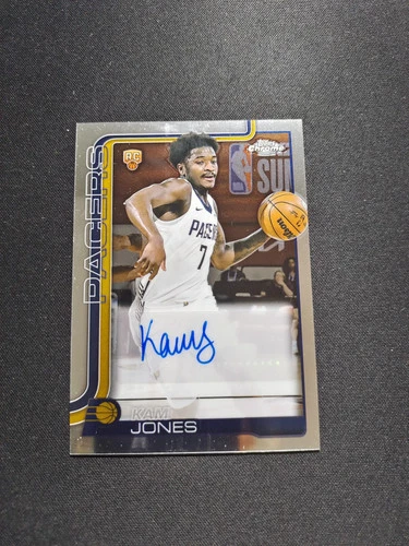 2025 Topps Chrome Kam Jones Chrome Rookie Autographs (RAW)