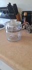 VTG Pyrex Flameware 7756-B Glass Percolator 6 Cup Coffee Pot Complete w/ Stem