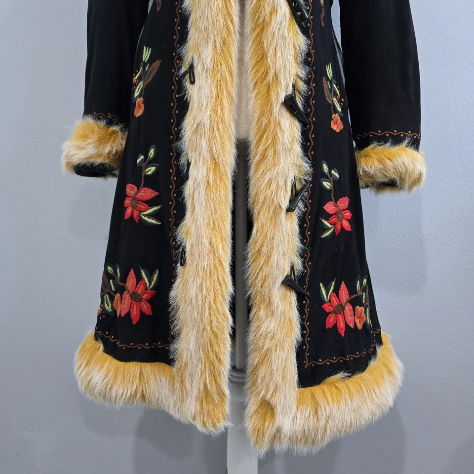 Vintage embroidered Penny lane coat.Vintage embroidered Penny lane coat. - Image 3 of 4
