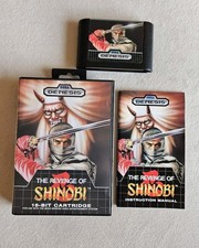 THE REVENGE OF SHINOBI SEGA GENESIS COMPLETE IN BOX