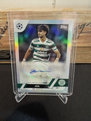 2022/23 Topps UEFA Club Competitions Flagship JOTA AUTO CELTIC FC #A-J