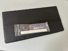 Slate Plate Charcuterie Board with Stone Marker -Cheese Plate 6” X 12”