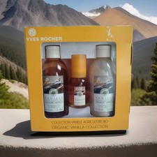 Coffret parfum EDT Vanille Bio Yves Rocher Spray 20 Ml + Lait+ Gel Douche Neuf