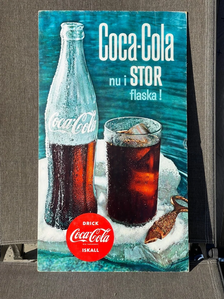 1960 Coca Cola Sign In Collectible Coca-Cola Advertising Signs for