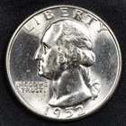 1952-D Washington Silver Quarter BU Uncirculated - Denver Mint