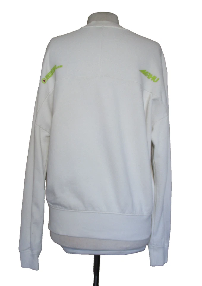 Толстовка мужская Zara Rhuigi RHU S белый логотип спереди хлопок - Изображение 2 из 4