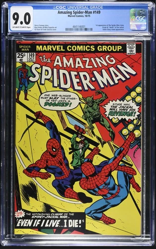 AMAZING SPIDER-MAN #149 - cgc 9.0 -  OW/W Pages - Marvel/1975
