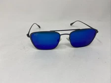 MAUI JIM EBB&FLOW MJ542-27A MB-BH BLUE POLARIZED SUNGLASSES 54-20-145 JAPAN +Q99