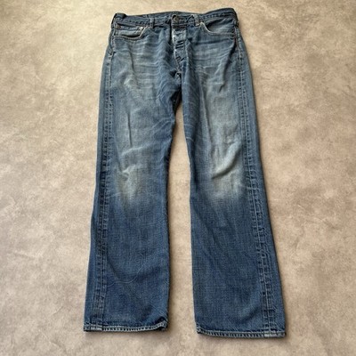 Levi s 501 W34/32 Blau Herren Denim Jeans Hose Vintage y2k washed