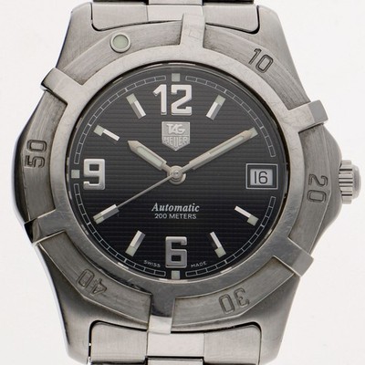 TAG HEUER WN2111 2000 Exclusive black Dial Automatic Stainless Steel Men s