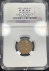 1909-S VDB Lincoln Wheat Cent NGC VF Details Very Fine Scratch