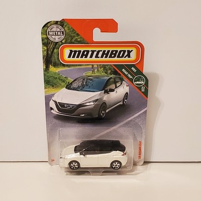 Matchbox '18 Nissan Leaf White Road Trip 23/35 Diecast Car New FHB85-4B10