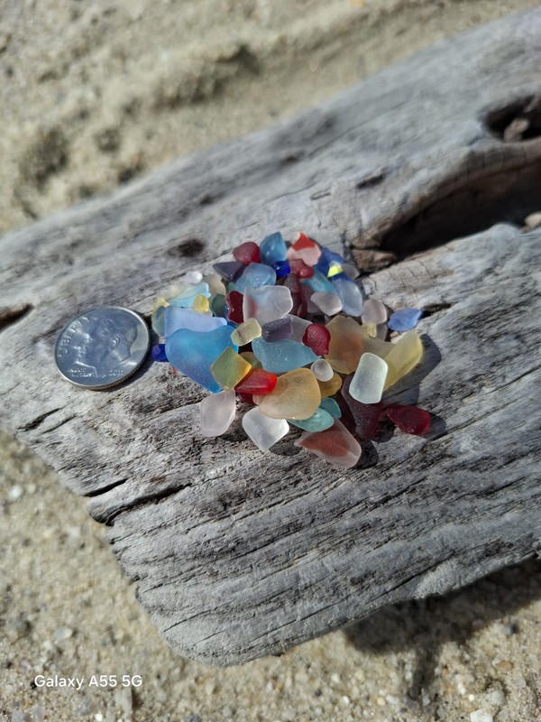 Genuine Surf Tumbled Seaglass Tinnies