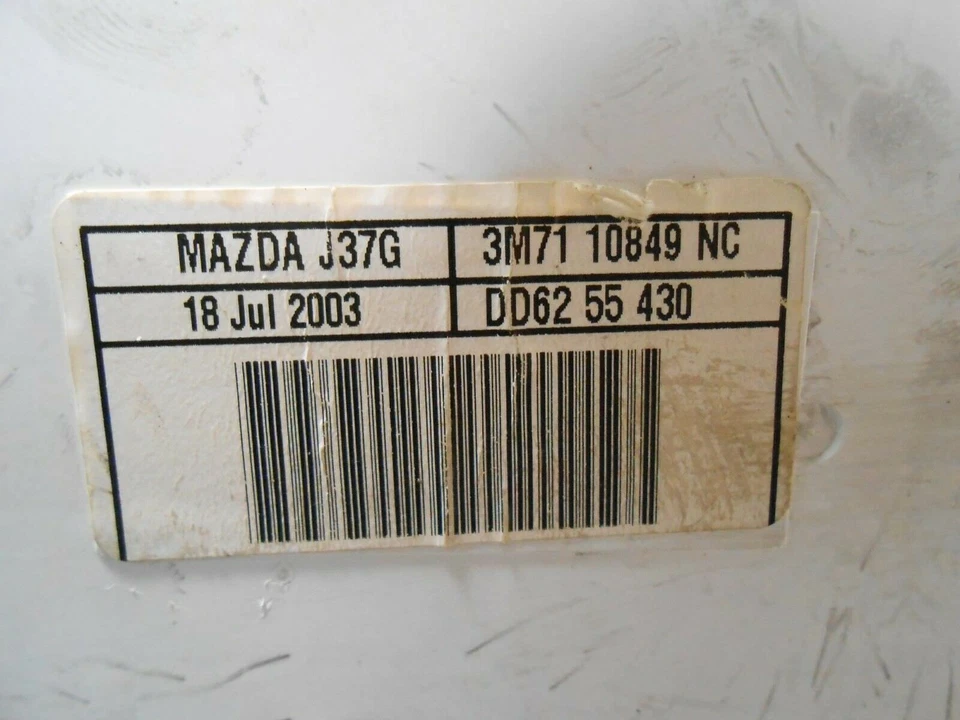 Kit Chiave ECU Mazda 2 DY 1.4 50kw 68cv F6JA 2004 3S61-12A650-LA Foto 3 de 4