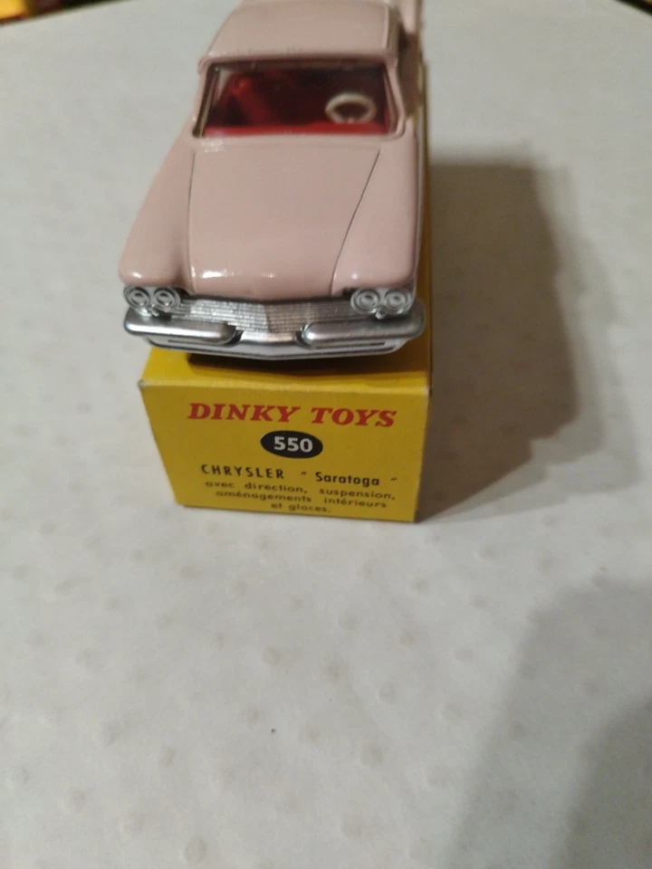 Dinky Toys France Saratoga Rose Ref 550 En Boîte D'origine - Photo 4/4
