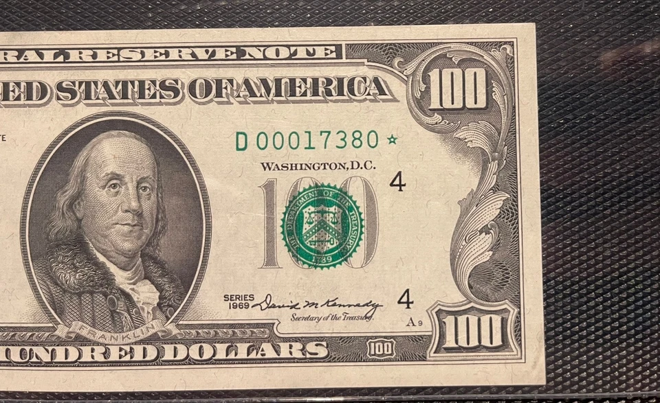 1969 $100 Star Note Cleveland 58 PPQ - Low 64K Print Run! - Image 3 of 4