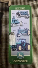 John Deere Vintage Metal Can Bank