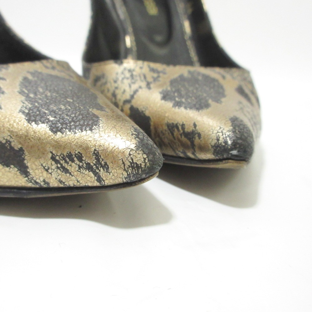 Sergio Rossi Python Pattern Pointed Toe Pumps Siz… - image 6