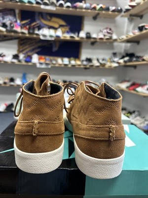 Size 10- Nike SB Zoom Stefan Janoski Tan Suede Crafted Mid (NEW w
