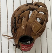 Rawlings Tan Cow Hide Leather Catchers MITT Ball Glove