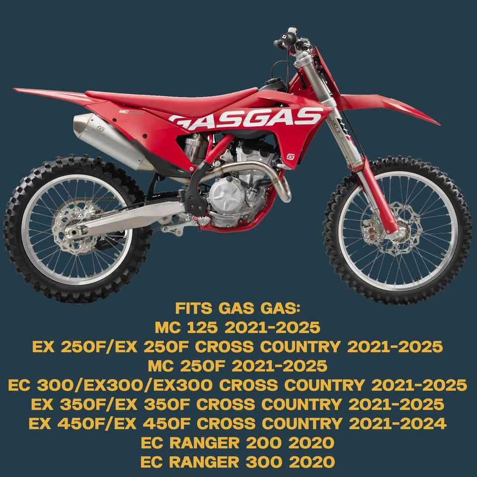 Juego de pastillas de freno cerámicas Gas MC125/EX250F/MC250F/EC300/EX350F/EX450F 2021-2025 Foto 2 de 4