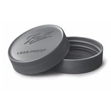 Reusable Leakproof Regular Mouth Mason Jar Lids 6-Pack Plastic Canning Lids for
