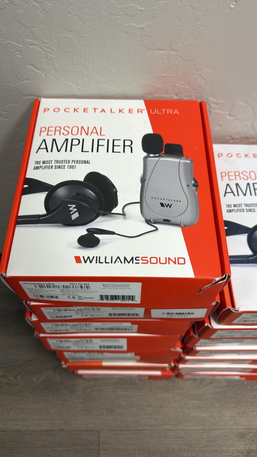 Williams Sound Pocketalker Ultra Personal Sound Amplifier PKT D1 EH