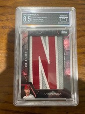 2018 Topps Update Aaron Nola OTN-AN Own the Name 1/1 Arena 8.5