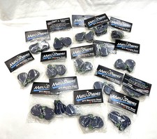 32 NOS, Vintage, Macrame, Wooden EGGPLANT Beads Never Used 