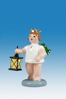 Engelfigur Lampionengel Mit Lampe Ohne Krone HöHe Ca 6 Cm NEU Erzgebirge Holz