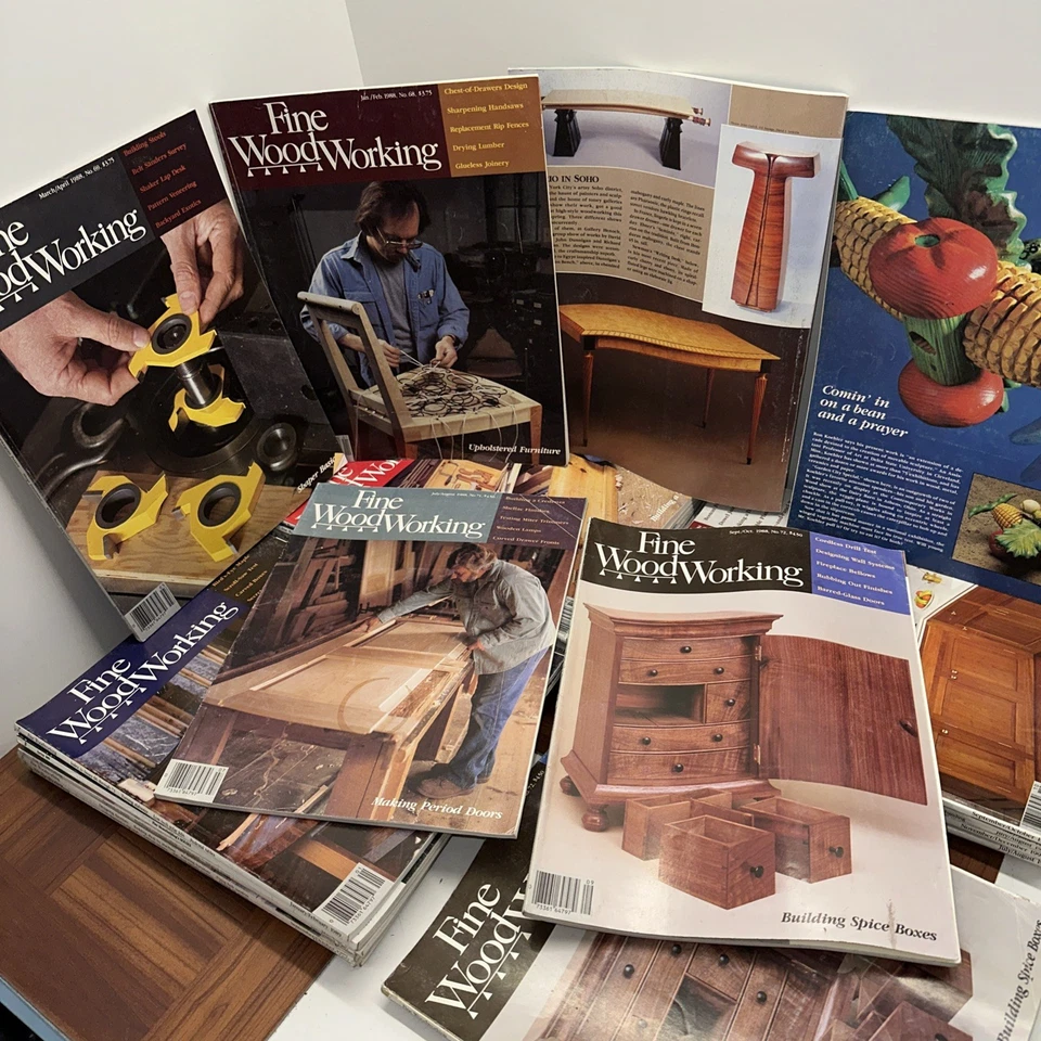 1990s Fine Woodworking Magazine Lot of 30 Issues Woodworking, Construction. DIY Foto 3 de 3