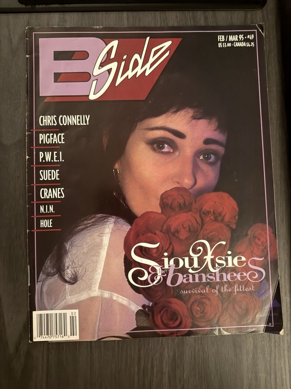 1995 B-Side Magazine 49 Siouxsie & Banshees, Pigface, Chris Connelly, Cranes