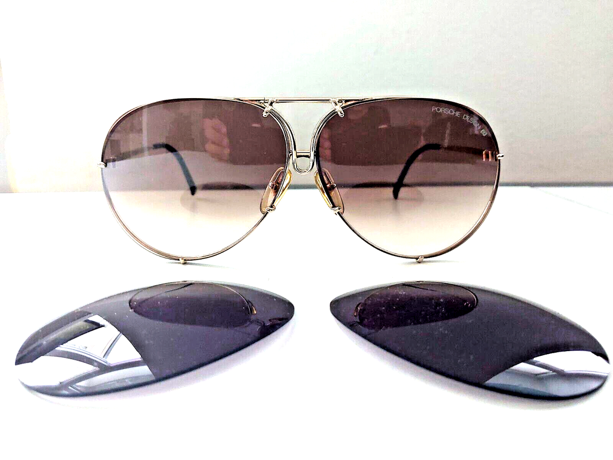 Porsche Design by Carrera 5621 gold Vintage Sunglasses 911 brown