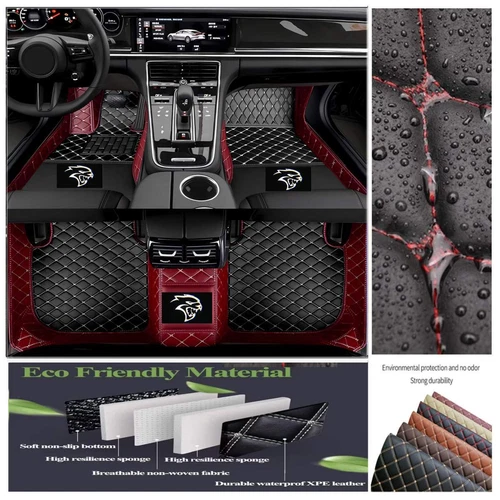 For Dodge All Series Car Floor Mats Luxury Custom Auto Liner Carpets Waterproof - Imagen 31 de 42