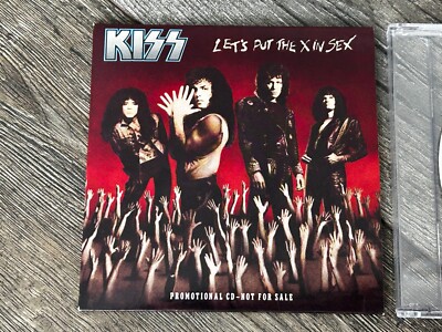 KISS CD Single Let's Put The X In Sex Promo Cardboard Sleeve USA