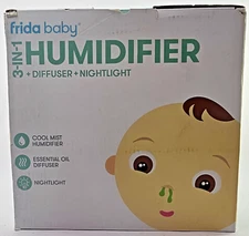 Frida Baby 3-in-1 Humidifier with Diffuser and Nightlight White DAMG/OPEN BOX 