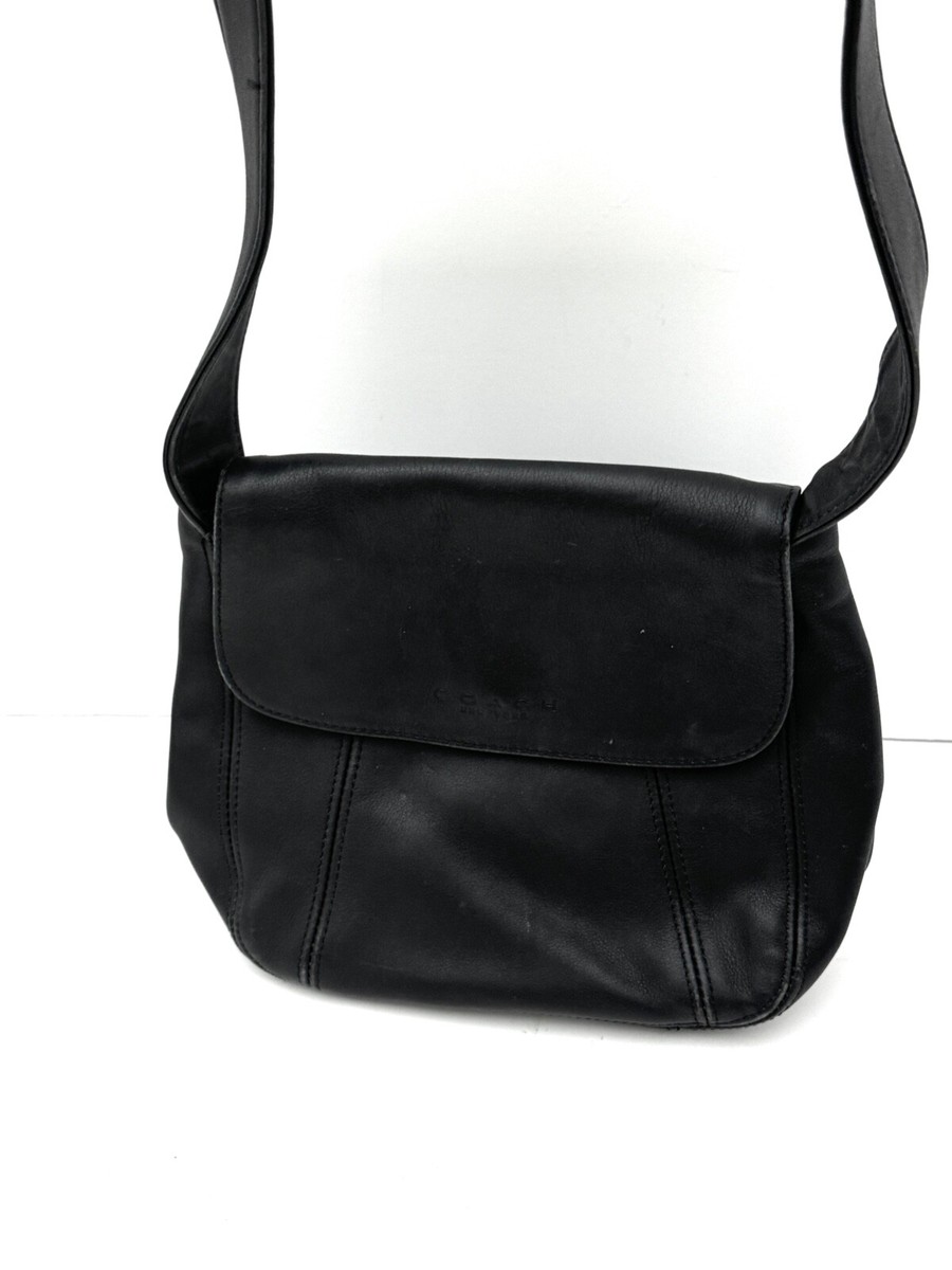 COACH Vintage Lexington Small Flap Crossbody Bag 4185 BLACK